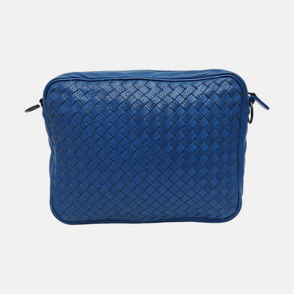 Calfskin Shoulder Bag Blue