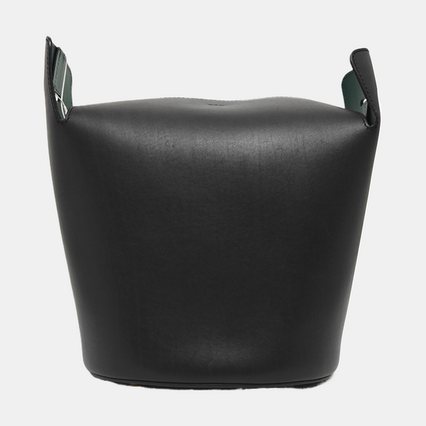 The Bucket Calfskin Black