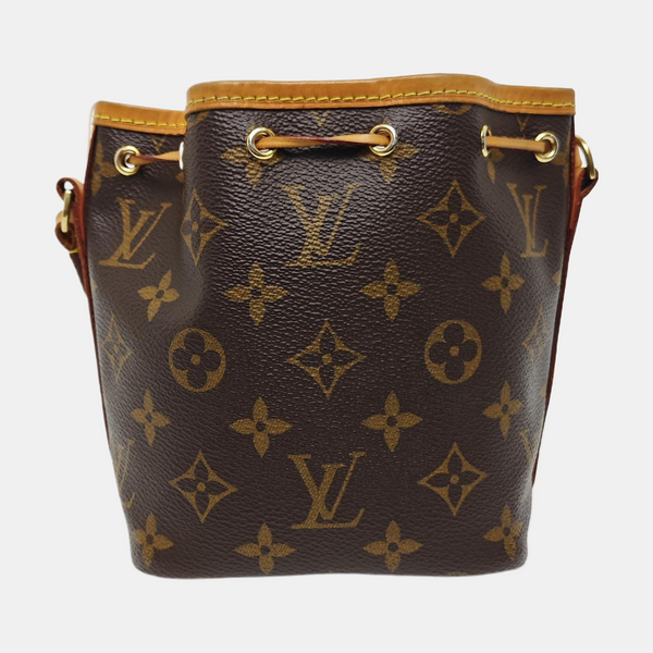 NÉONOÉ Nano Lona Revestida Monogram Marrón