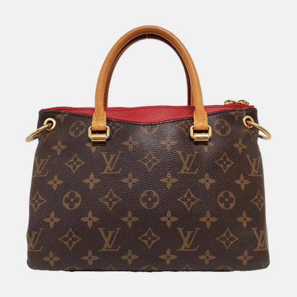 PALLAS BB Monogram Coated Canvas Brown