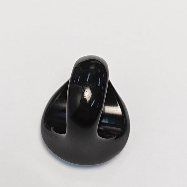 Synthetic Material Black Ring EU 53