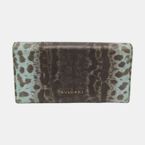 SERPENTI FOREVER Calfskin Brown Wallet