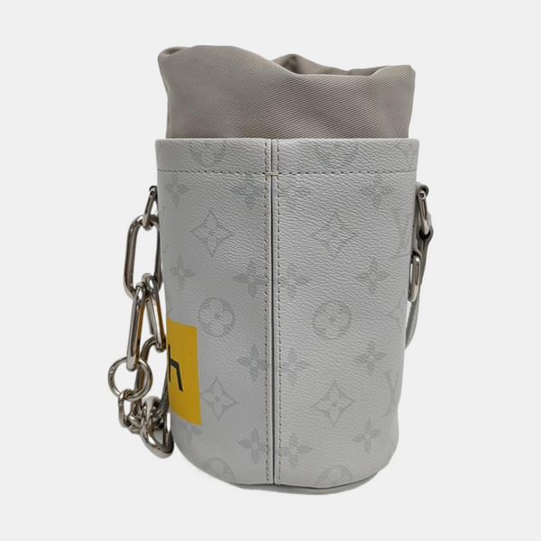 CHALK Monogram Coated Canvas Gray