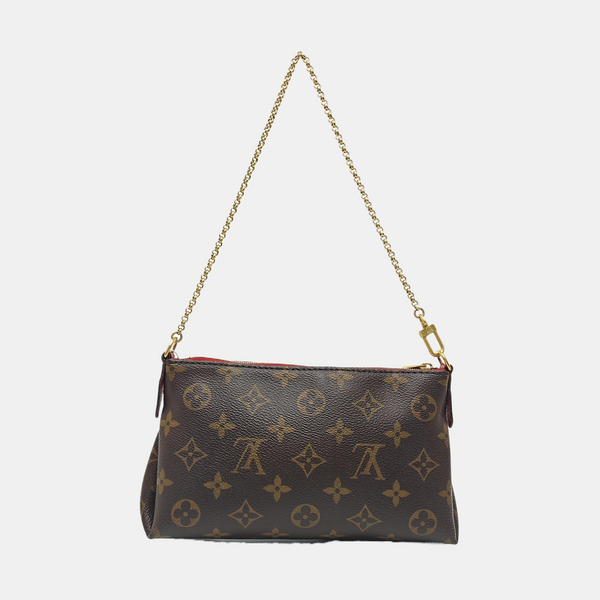 PALLAS BB Monogram Coated Canvas Brown