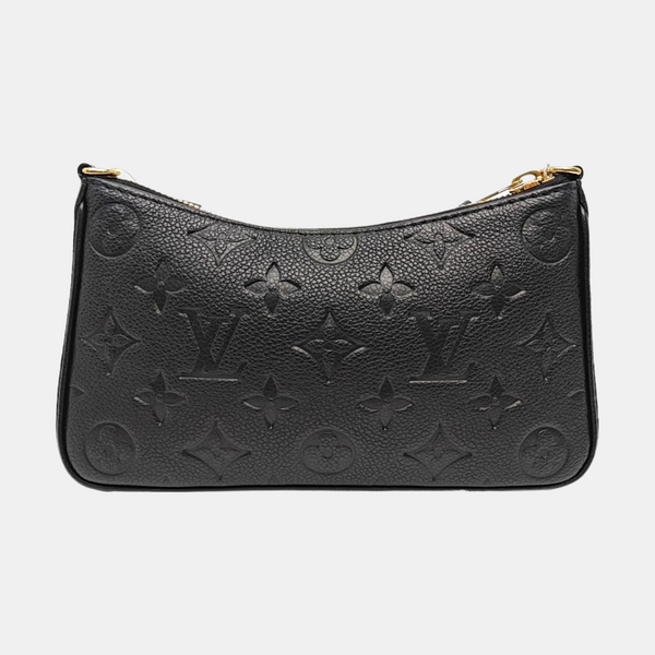 EASY POUCH ON STRAP Monogram Calfskin Black