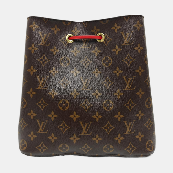 NÉONOÉ MM Monogram Coated Canvas Brown