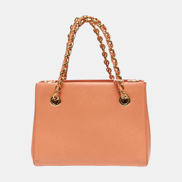 Calfskin Top Handle Bag Pink