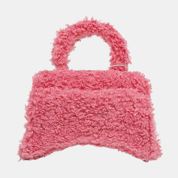 Hourglass Mini Sheepskin Pink