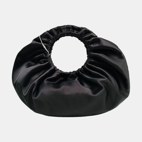 Fabric Top Handle Bag Small Black