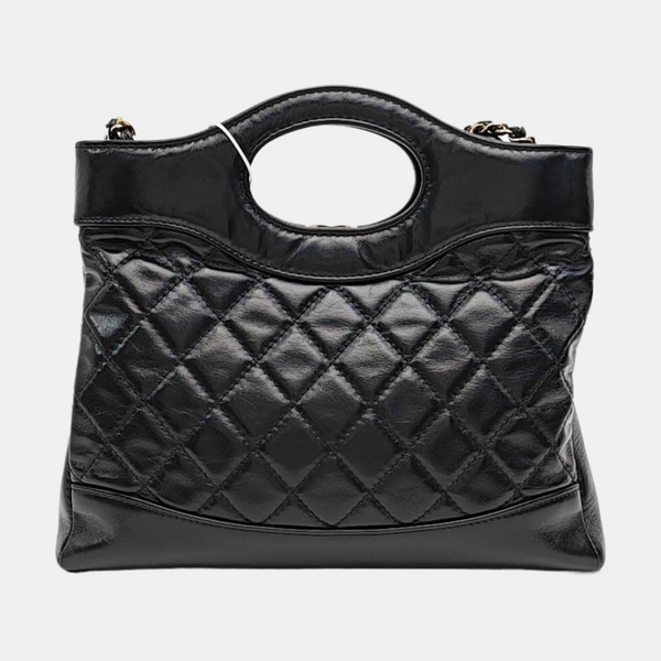 CHANEL 31 Mini Quilted Calfskin Black