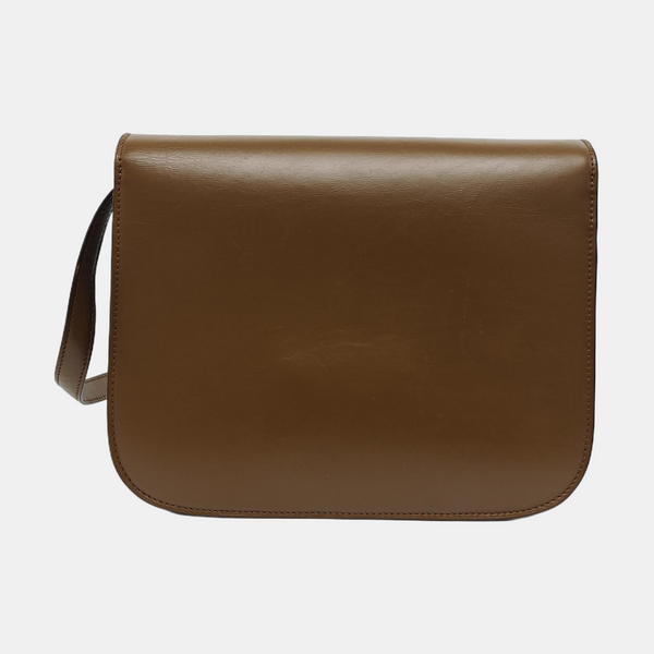 CLASSIC BOX Medium Calfskin Brown