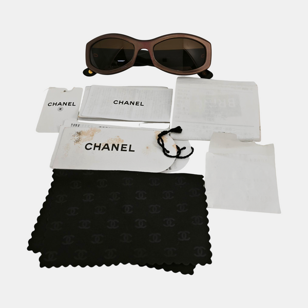 Synthetic Sunglasses Brown
