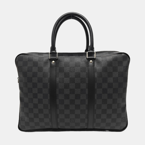 PORTE-DOCUMENTS PM Damier Graphite Coated Canvas Black