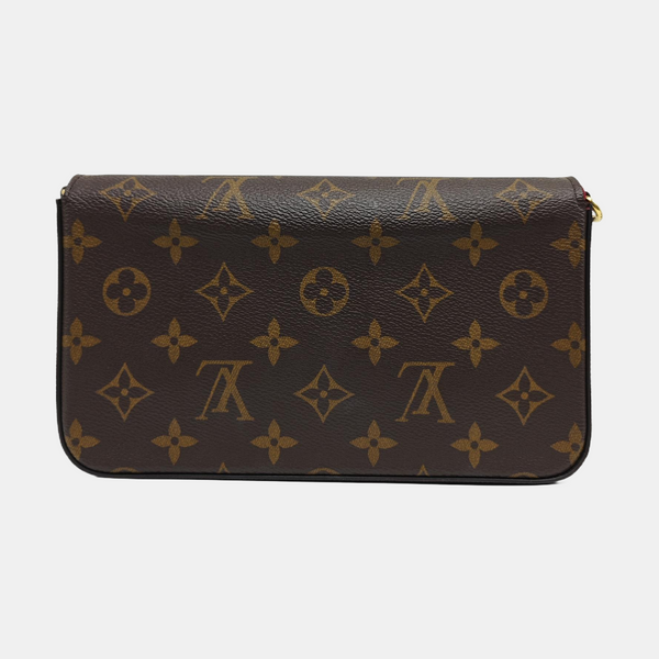 FÉLICIE Monogram Coated Canvas Brown