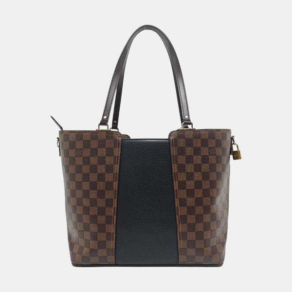 JERSEY Damier Ebene Coated Canvas Brown