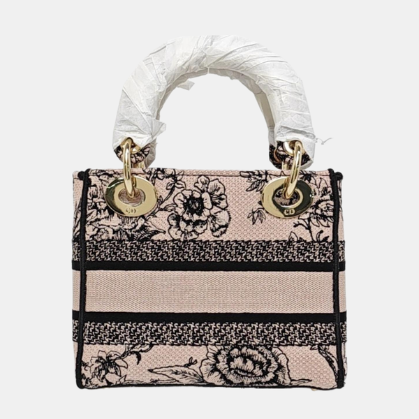 Lady Dior Mini Canvas Pink