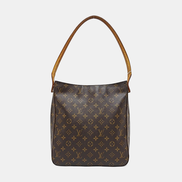 LOOPING GM Monogram Coated Canvas Brown