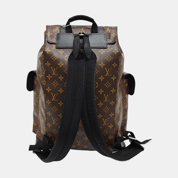 CHRISTOPHER PM Monogram Coated Canvas Brown