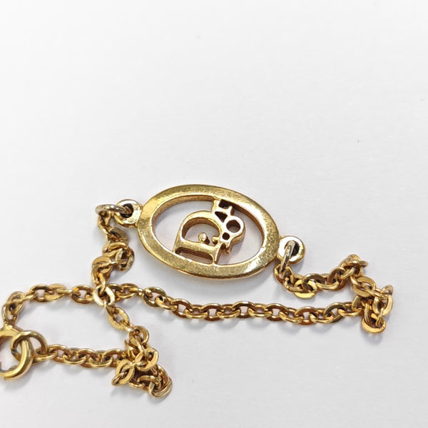 Dior Oblique Metal Gold Bracelet