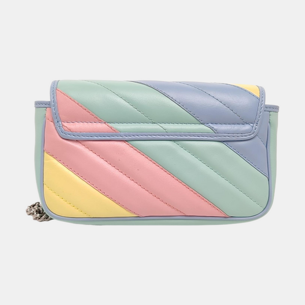 GG Marmont Mini Quilted Calfskin Multicolor
