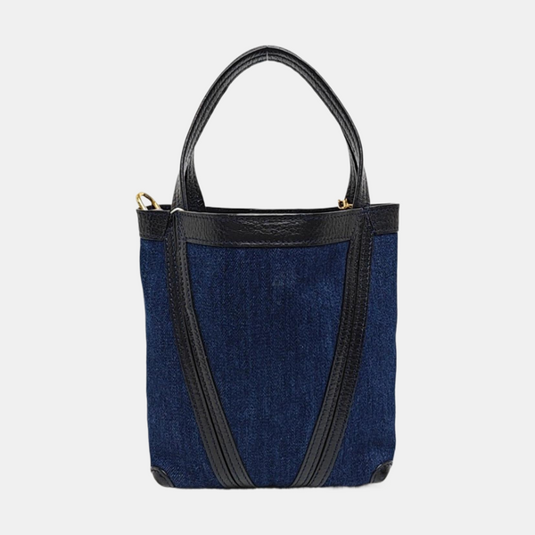 Canvas Shoulder Bag Small Blue