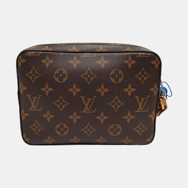 SOFT TRUNK Monogram Coated Canvas Brown
