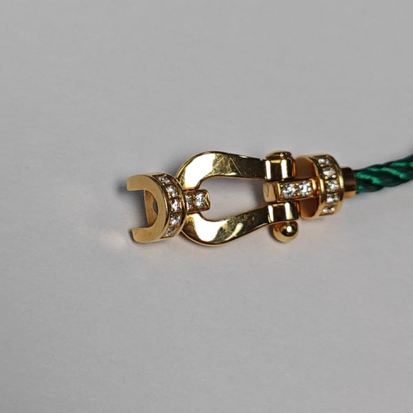 Force 10 18k Gold Green Bracelet