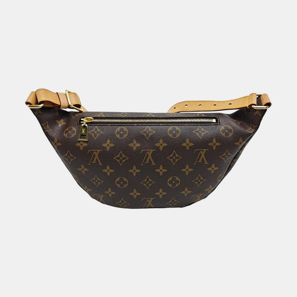 BUMBAG Monogram Coated Canvas Brown