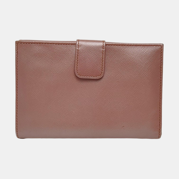 Saffiano Calfskin Wallet Pink