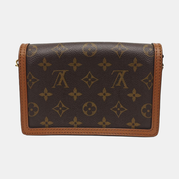 DAUPHINE WOC Monogram Coated Canvas Brown