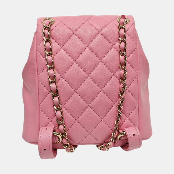 DUMA Quilted Calfskin Pink