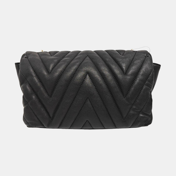 Ginny Quilted Lambskin Black