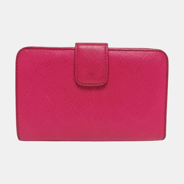 Calfskin Card Holder Red