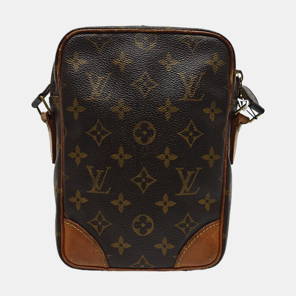 AMAZON Monogram Coated Canvas Brown