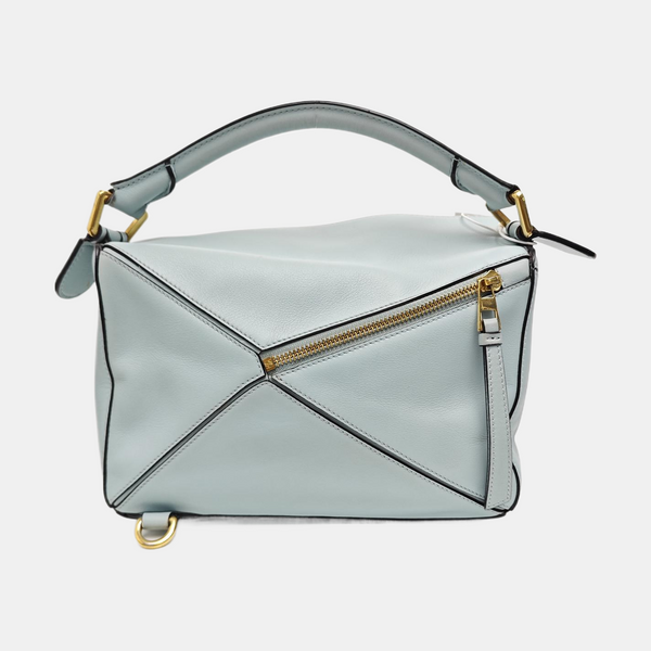 Puzzle Small Calfskin Blue
