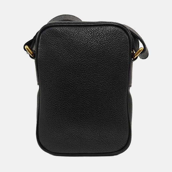 Print Calfskin Black