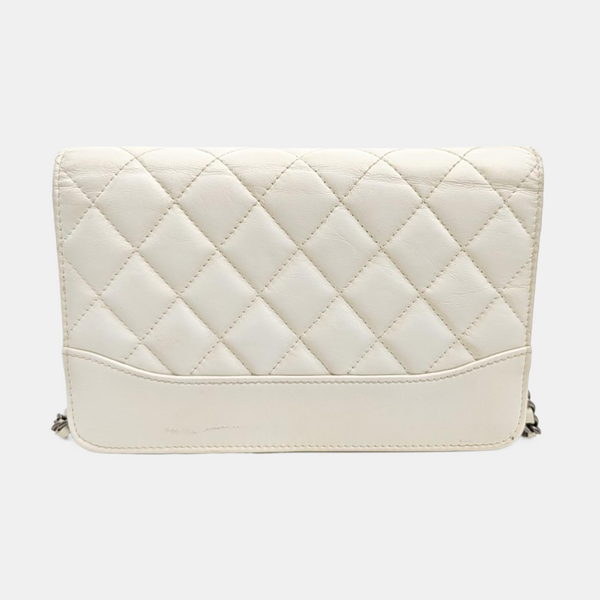 WOC Quilted Calfskin White