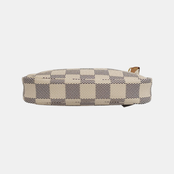 ACCESSOIRES Mini Damier Azur Coated Canvas White