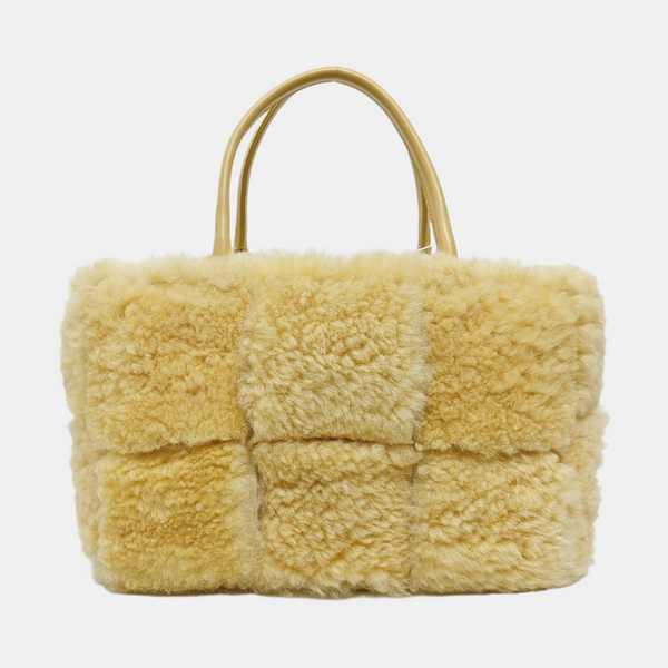 Authenticated pre-owned Arco Sheepskin Yellow - Tote Bag at Looply