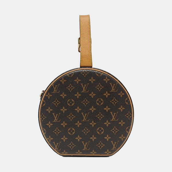 BOITE CHAPEAU PM Monogram Coated Canvas Brown