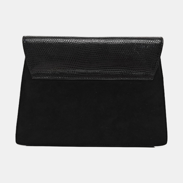 Suede Shoulder Bag Black
