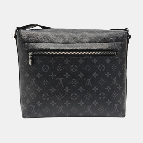 DISTRICT MM Monogram Coated Canvas Black