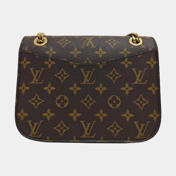 PASSY Monogram Coated Canvas Brown