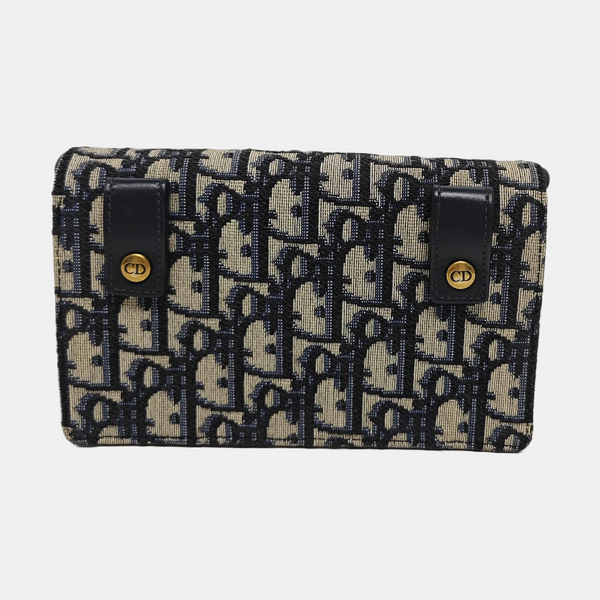 Saddle Monogram Canvas Azul