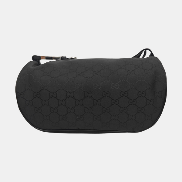 Monogram Canvas Shoulder Bag Black
