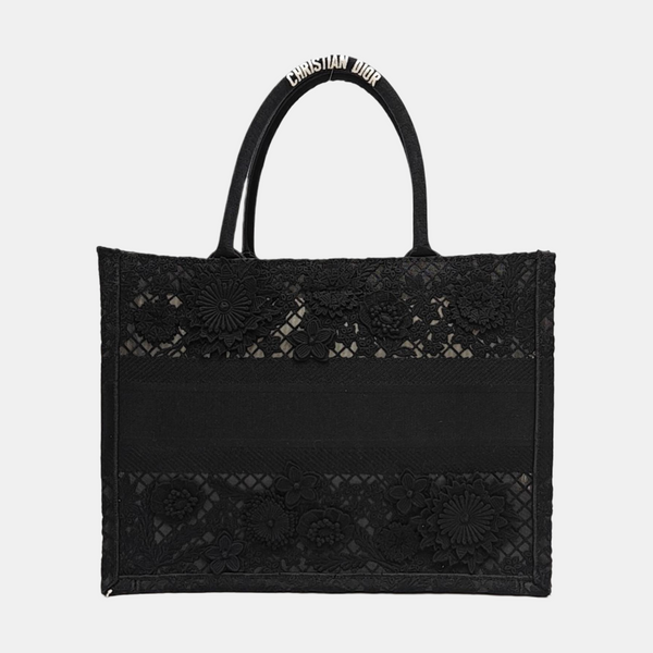 Book Tote Medium Canvas Black