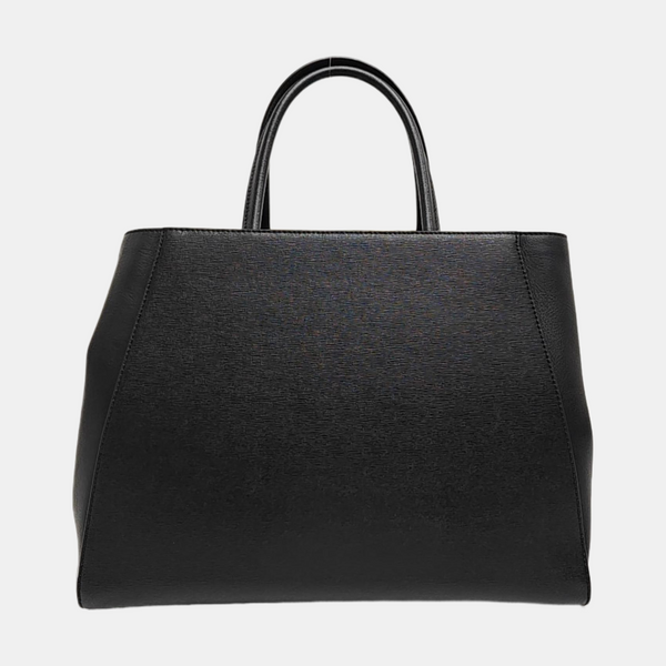 2 Jours Medium Calfskin Black
