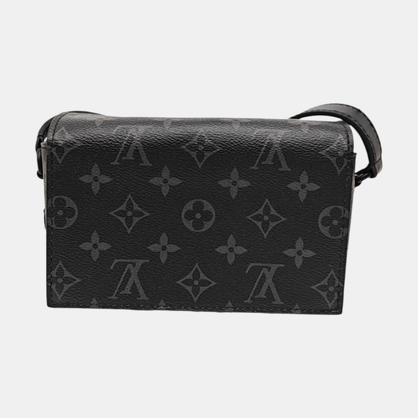 STEAMER Mini Monogram Coated Canvas Black
