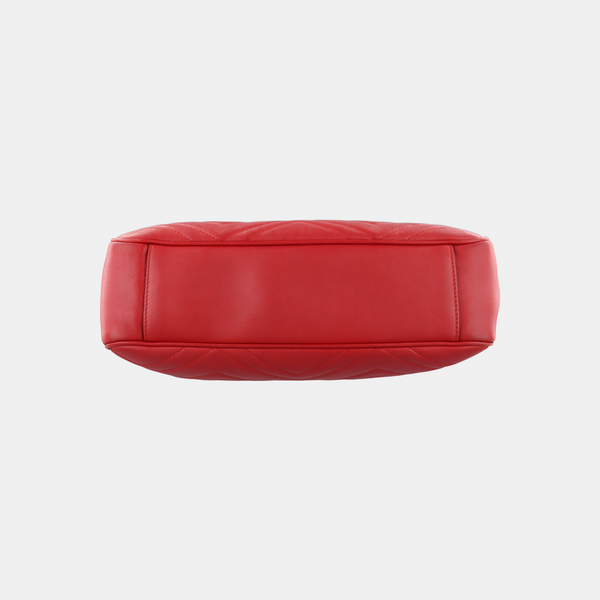 Piel de ternera GG Marmont Roja