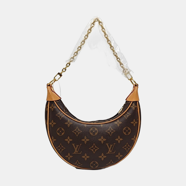 LOOP Monogram Coated Canvas Brown